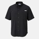 Camisa de Pesca UV Negra con Ventilación 1